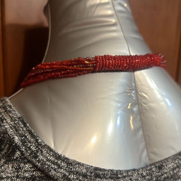 Lariat style multi strand beaded necklace - Picture 6 of 17